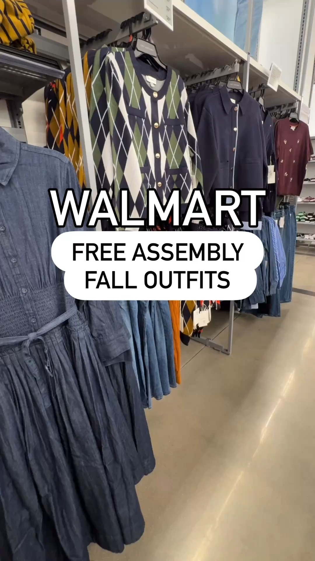 Instagram reel, Walmart free assembly outfits, free assembly, fall fashion, Walmart style, Walmart try on

#LTKootd