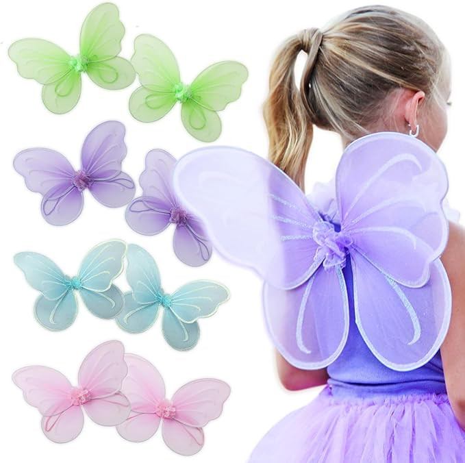 Girls' Fairy, Angel, or Butterfly Wings - Costume Accessories & Party Favors or Supplies, Make Yo... | Amazon (US)
