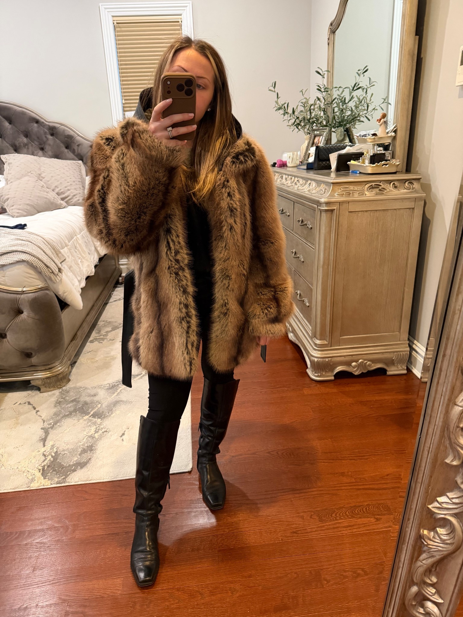 fab new statement (faux) fur hooded coat 

#LTKgrwm #LTKootd #LTKSeasonal