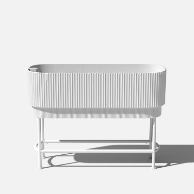 Veradek Demi Series Raised Garden Bed 42" Self-Watering Planter - White | Target