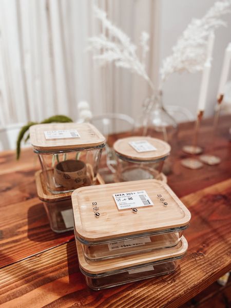 Kitchen storage solutions . Glass containers 

#LTKfamily #LTKhome #LTKsalealert