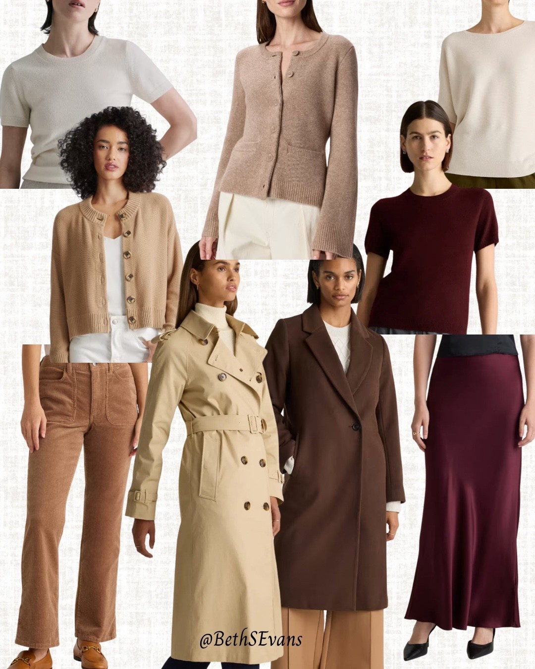 Elevated basics at amazing prices! Silk maxi skirts, corduroy pants, trench coats, wool coats, cashmere sweaters in multiple styles, cotton sweaters, and so much more at great prices!


#LTKSeasonal #LTKStyleTip #LTKWorkwear