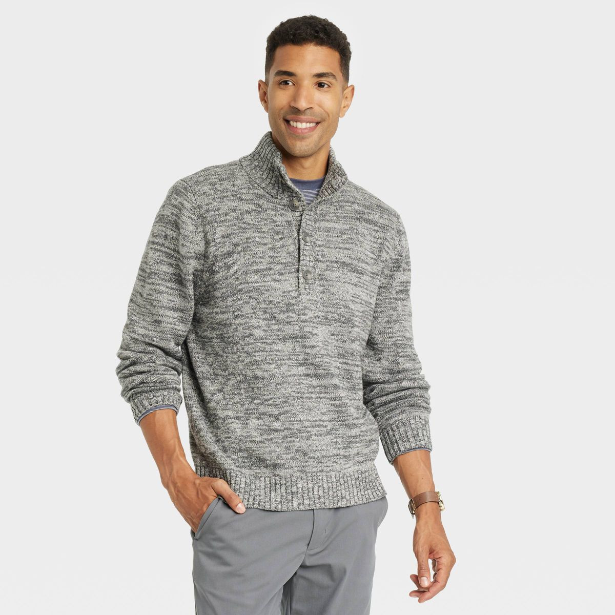 Men's Henley Pullover Sweater - Goodfellow & Co™ | Target