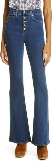 Beverly High Waist Skinny Flare Jeans | Nordstrom