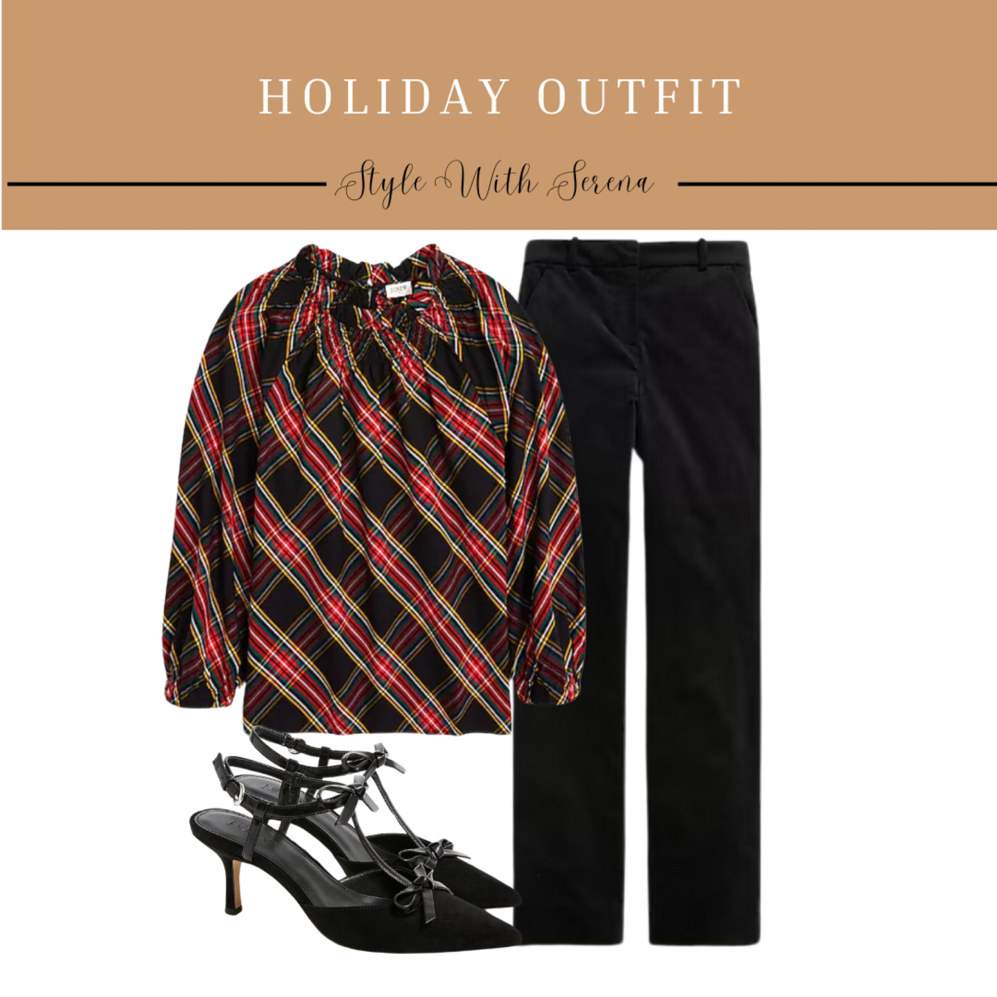 Holiday outfit, Christmas outfit, holiday blouse, black pants, heels

#LTKStyleTip #LTKHoliday #LTKShoeCrush