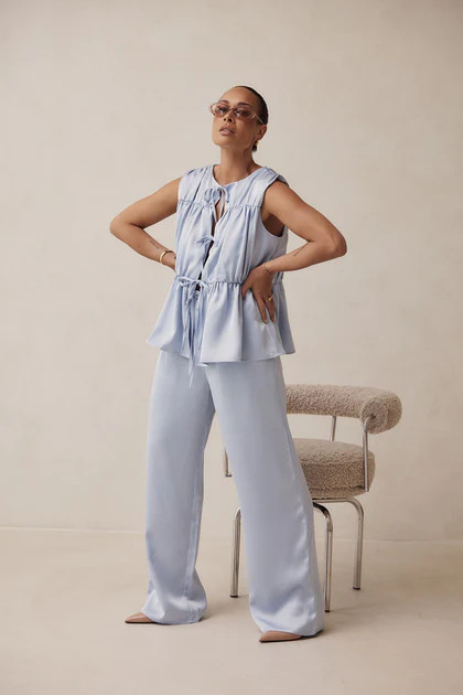 Juliette Pants - Blue | Sabo Skirt US