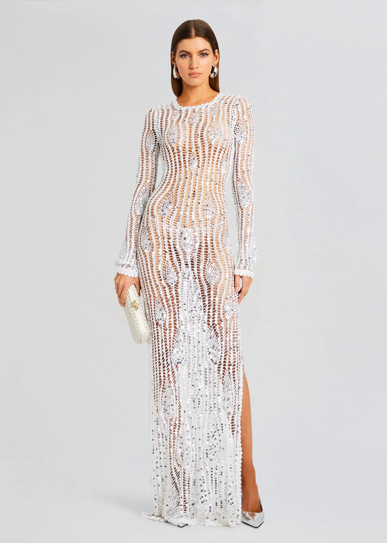 Cherri Sequin Crochet Dress | Retrofete