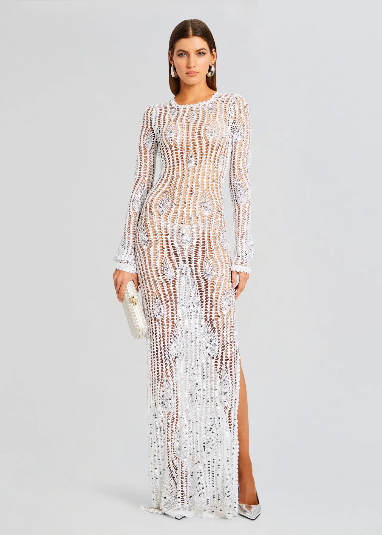 Cherri Sequin Crochet Dress | Retrofete