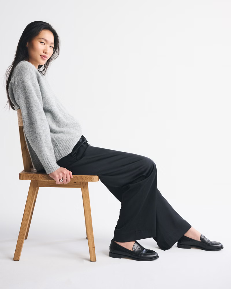 Women's Satin Pull-On Pant | Women's Bottoms | Abercrombie.com | Abercrombie & Fitch (US)