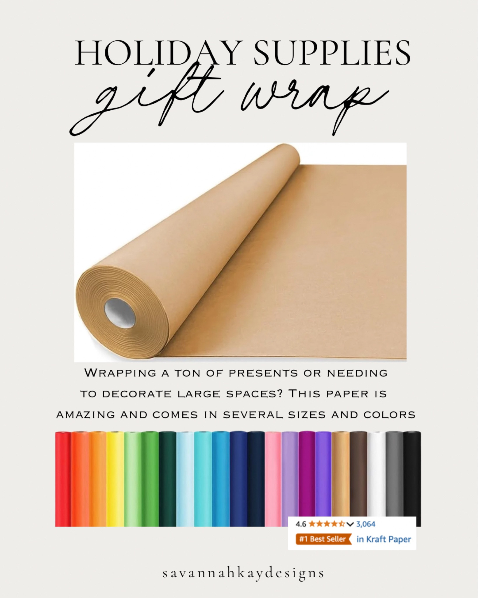 Gift wrap in so many colors


#LTKHoliday #LTKParties #LTKSeasonal