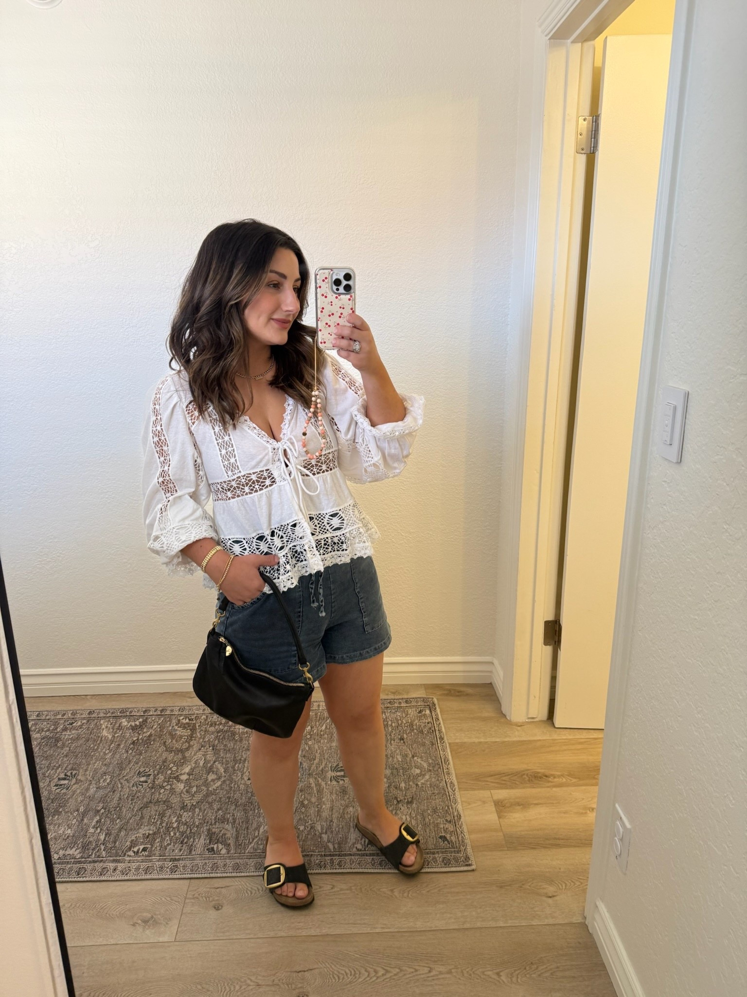 Petite friendly outfit of the day! 

Tie front top size xs 

Denim shorts size small 
These are part of a set from Amazon that I wear together and separate! 

5’0” 140lbs 

#LTKFindsUnder100 #LTKStyleTip #LTKPetite