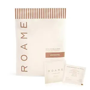 ROAME Flushable Wet Wipes After Toilet Use – Septic Safe & Toilet Flushable – Hypoallergenic,... | Amazon (US)