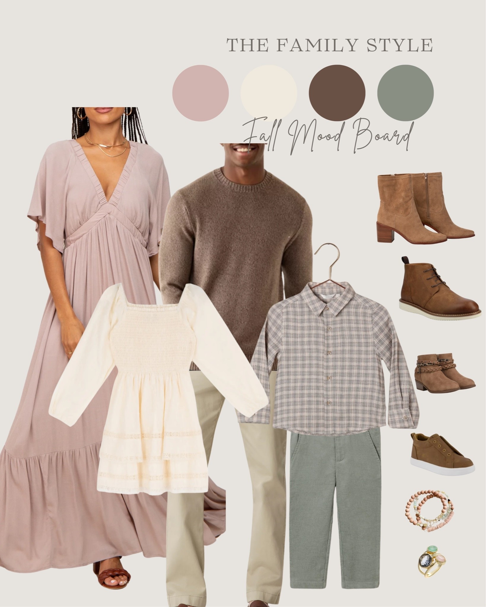 Soft fall color palette 🤎

#LTKMens #LTKKids #LTKSeasonal