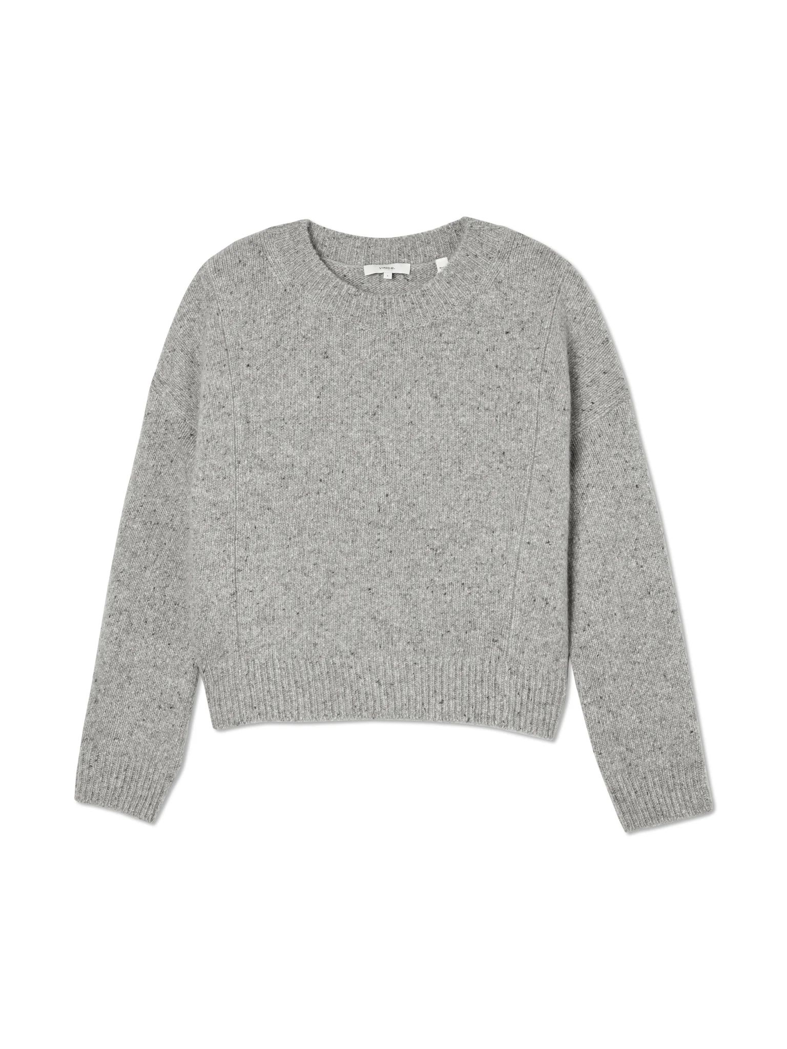 Double Seam Crewneck Cashmere Sweater | Verishop