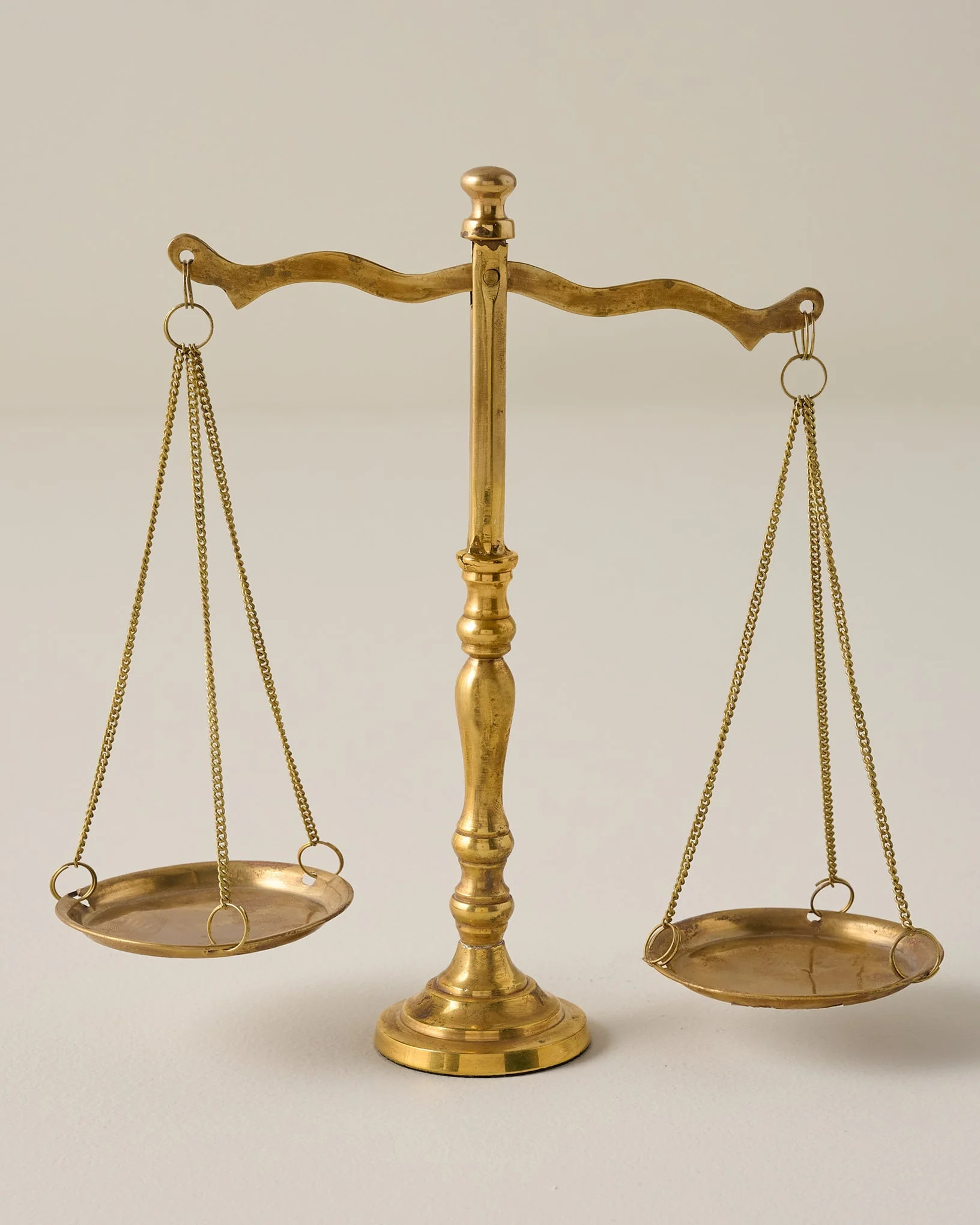 Solid Brass Bookshelf Scale | Magnolia