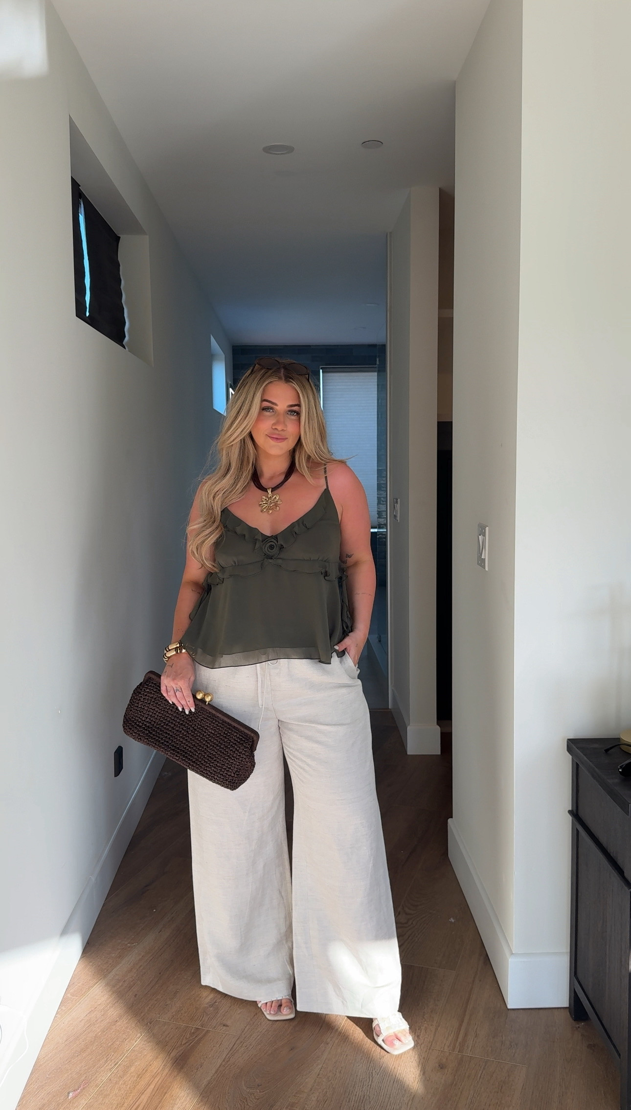 Comfy but cute summer date night outfit inspo🤍 

Top- large 
Bottoms- XL

#LTKSaleAlert #LTKMidsize