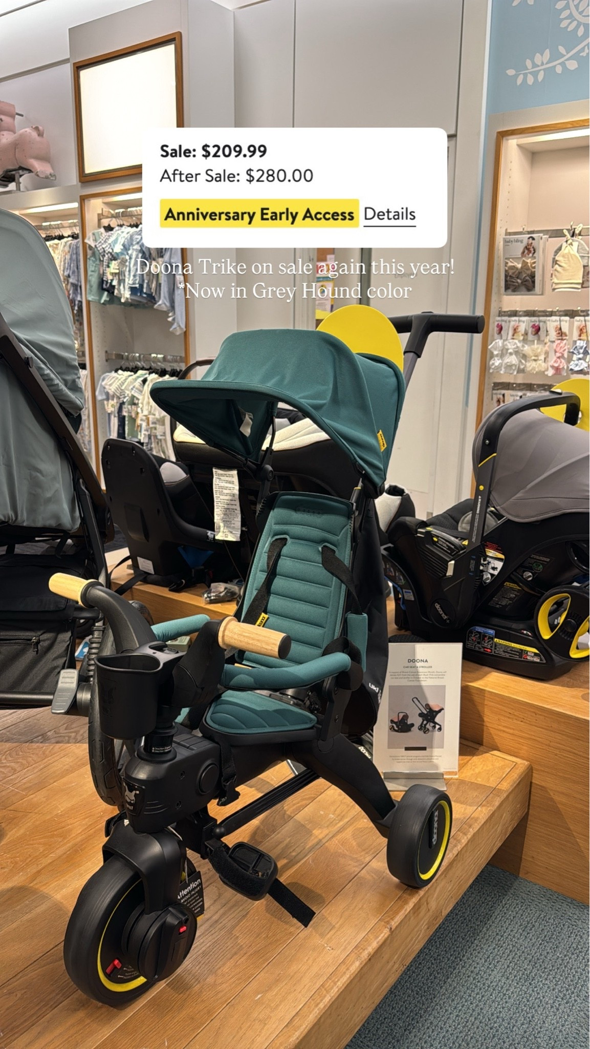 Nordstrom Anniversary Sale ✨ Doona Trike — high sell out risk! This is an old photo from last year, but it’s on sale again now in the Grey Hound color. Great for toddlers!

#LTKBaby #LTKKids #LTKSaleAlert