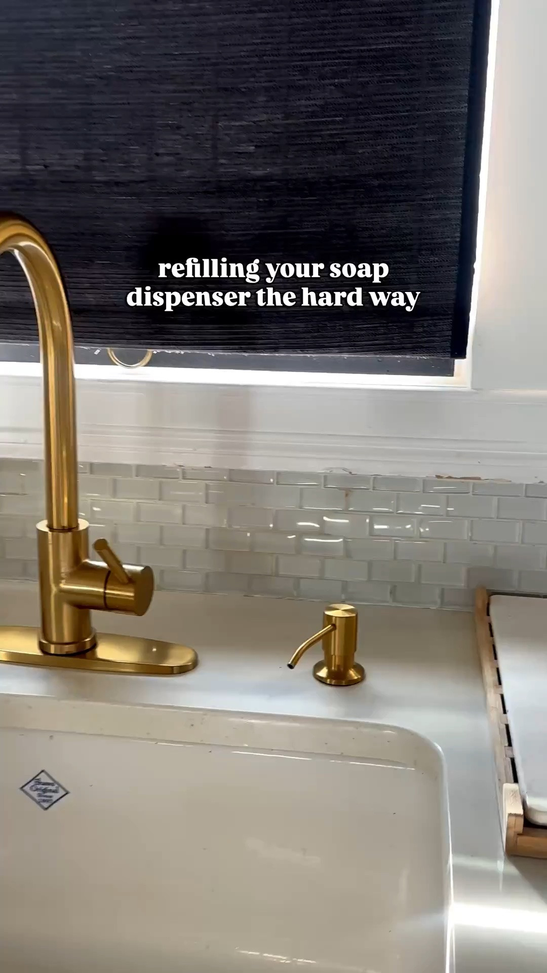 Tiny upgrade. Huge difference. 

I used to refill my kitchen soap dispenser constantly until I found this.

It connects to a full-size soap bottle under the sink so you can basically refill and forget it. One of those little things that quietly makes everyday life easier and

#LTKdayinmylife #LTKmomlife