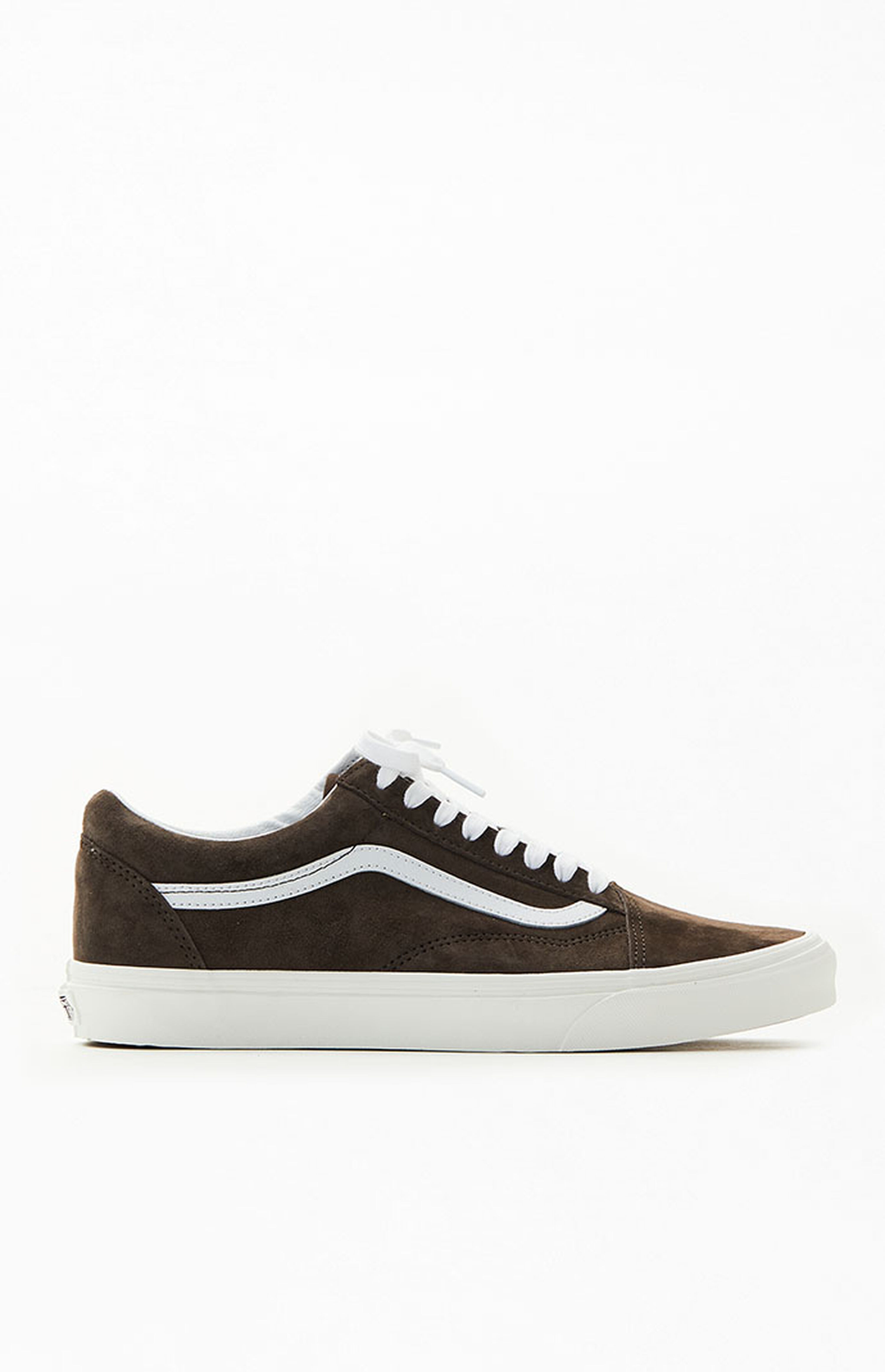 Vans Brown Old Skool Pig Suede Shoes | PacSun