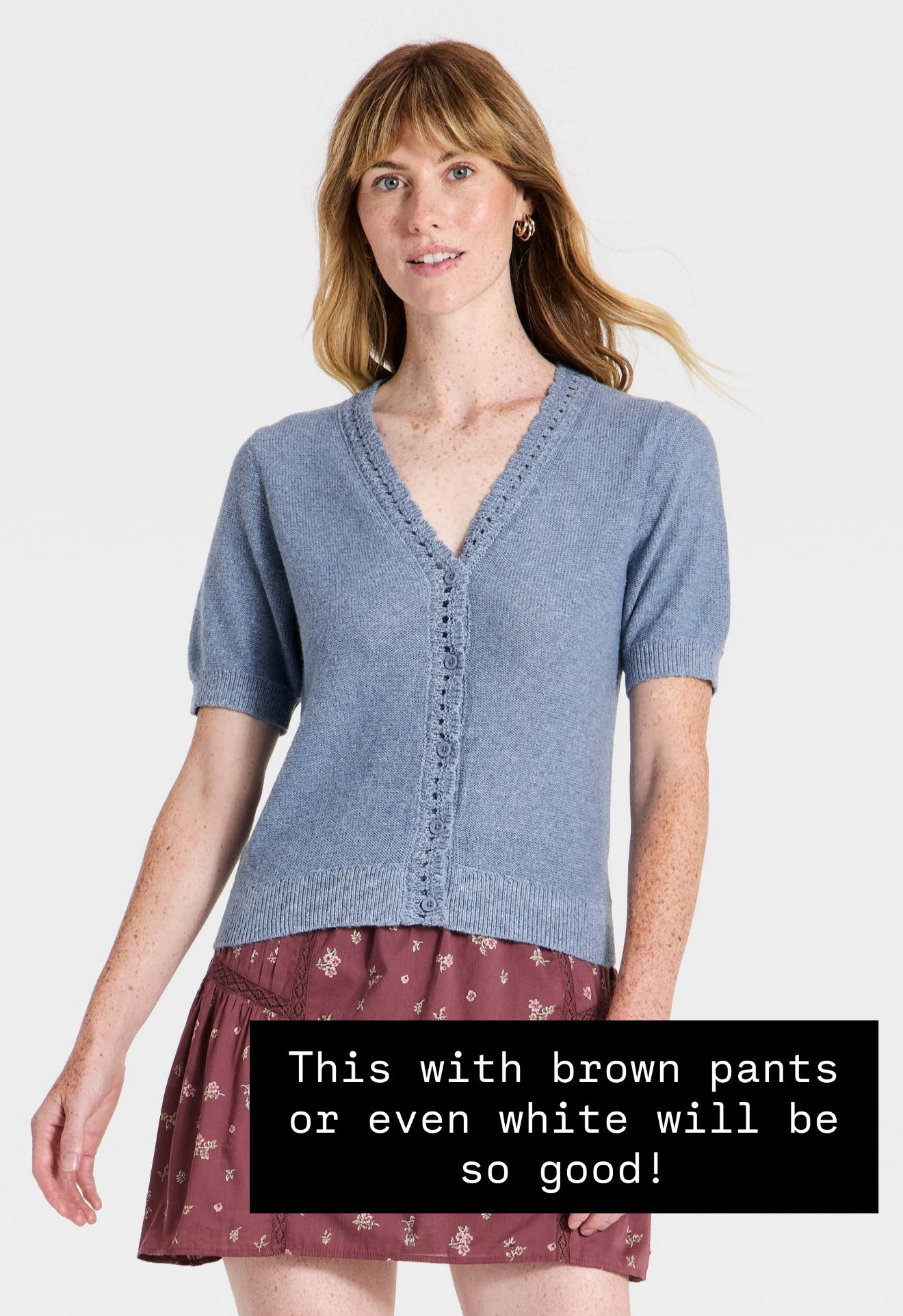 So excited for this short sleeve cardigan! Such a great transitional piece, and something you can wear for work or play!

Loverly Grey, Target, new arrivals, fall outfit, short sleeve cardigan 

 #LTKSeasonal