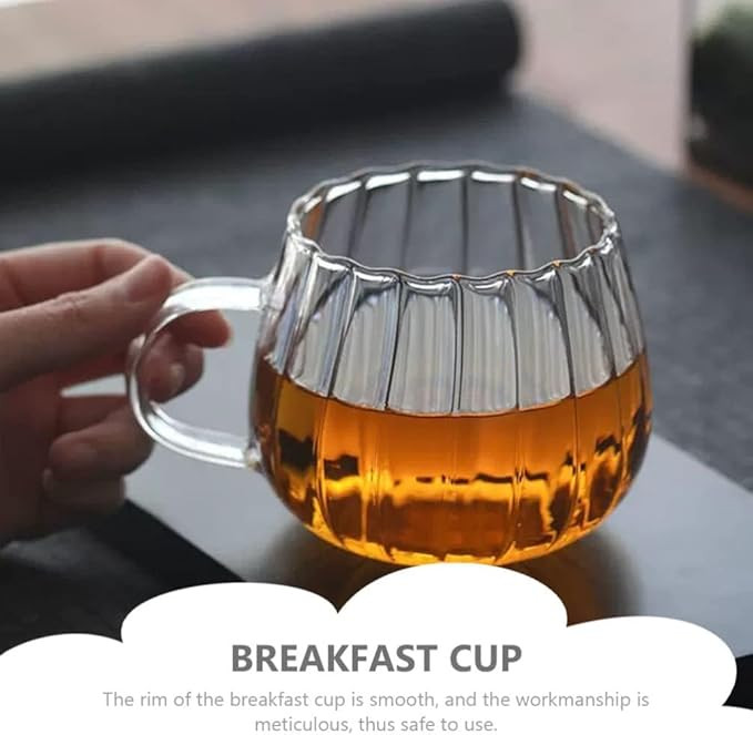 Clear Classic Glass Halloween Cups with Handle 12 Oz- Heat-Resistant Cute Pumpkin Coffee Mugs for... | Amazon (US)