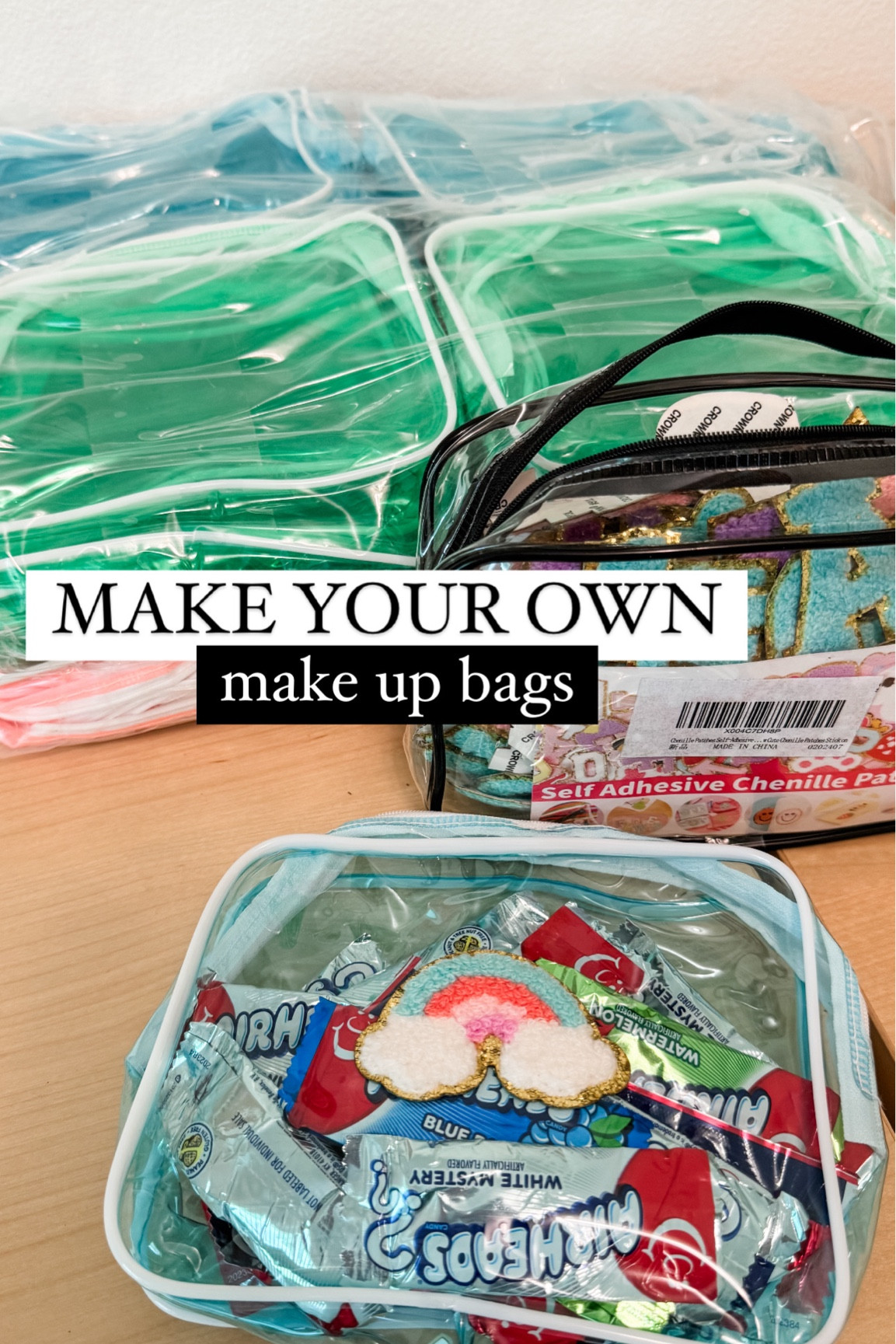 Make your own make up bags