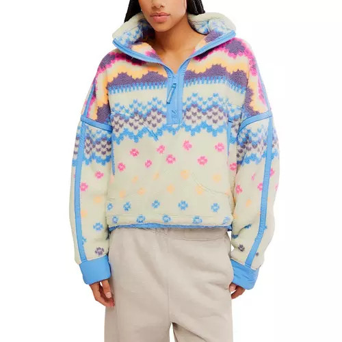 Women's FP Movement Mountain High Printed 1/2 Zip Fleece Pullover | Scheels Sports