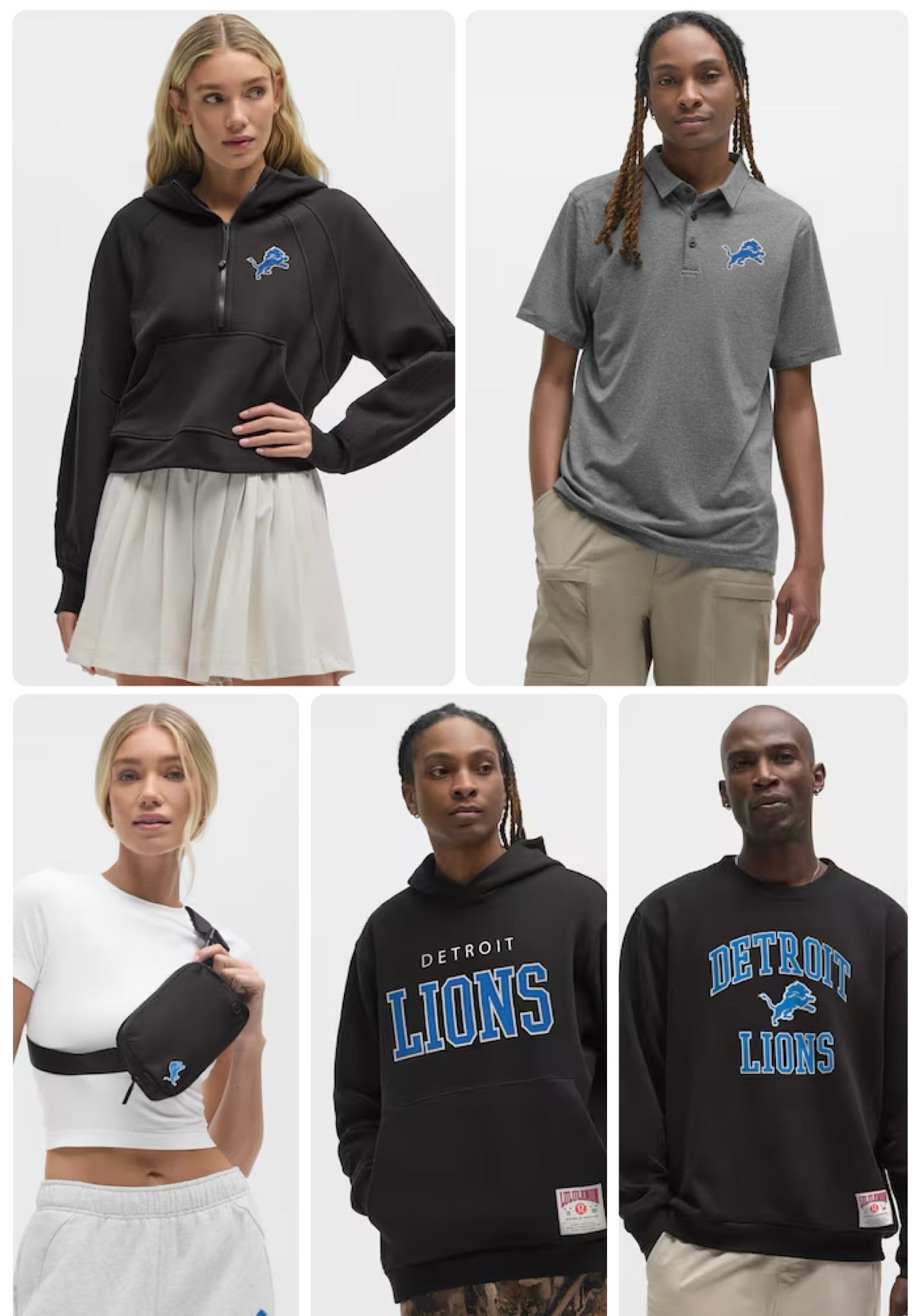 🏈 NFL x lululemon?!! Yes, please. Available right now and I want it all.!! Some items are already selling out 😱 
(All teams are available, we are just Detroit Lions obsessed over here!)