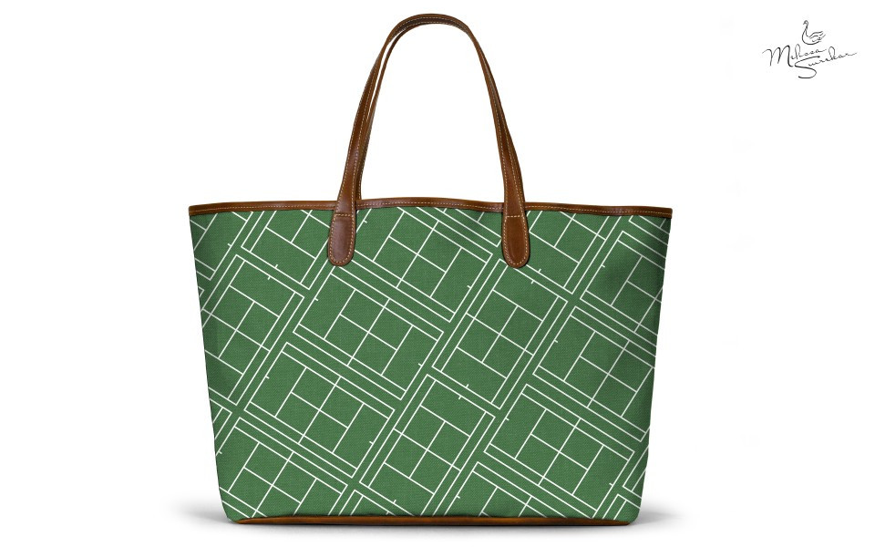 St. Anne Tote - Monogram Stripe | Barrington Gifts