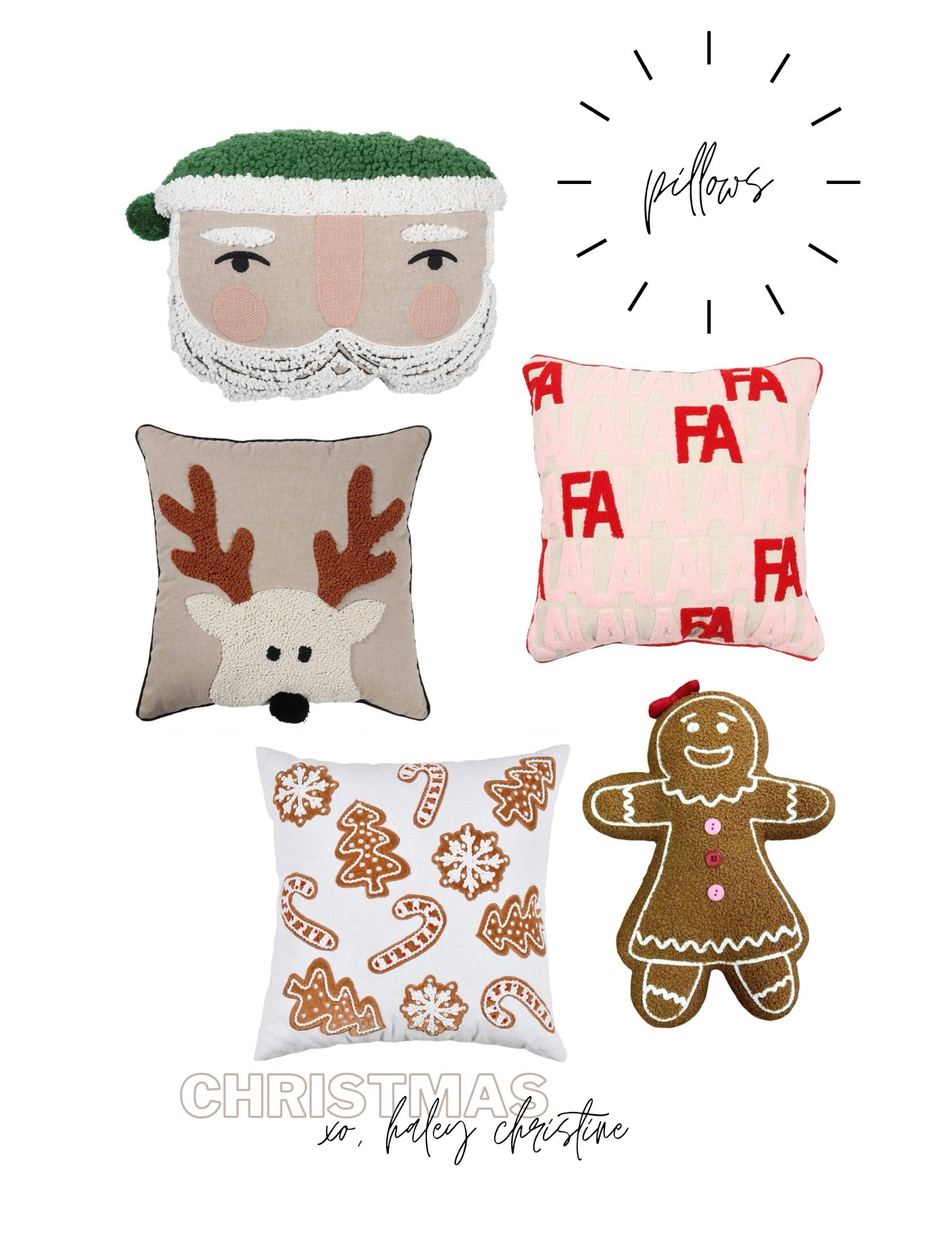 Christmas pillow favorites! #pinkchristmas #gingerbread #santa

#LTKHome #LTKHoliday #LTKSeasonal