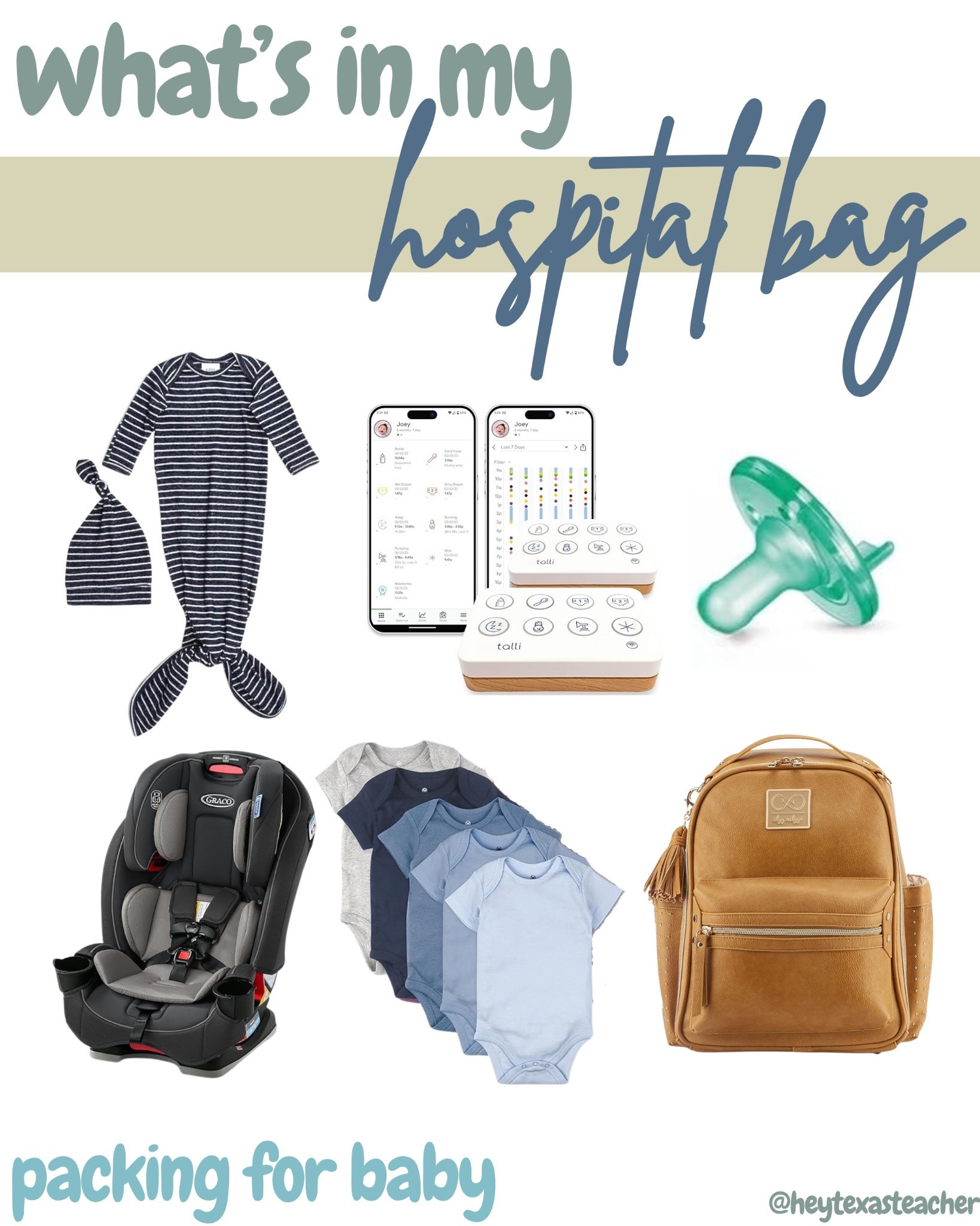 What’s it n baby boy’s hospital bag! Not much, because the hospital provides so much. 😋 Here are the few things we are taking!😅

#LTKFamily #LTKBaby #LTKBump