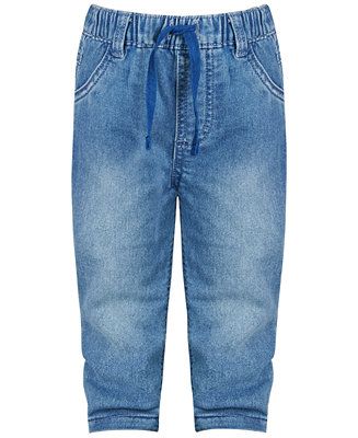 Baby Boys Denim Cuff Jeans, Created for Macy's | Macys (US)