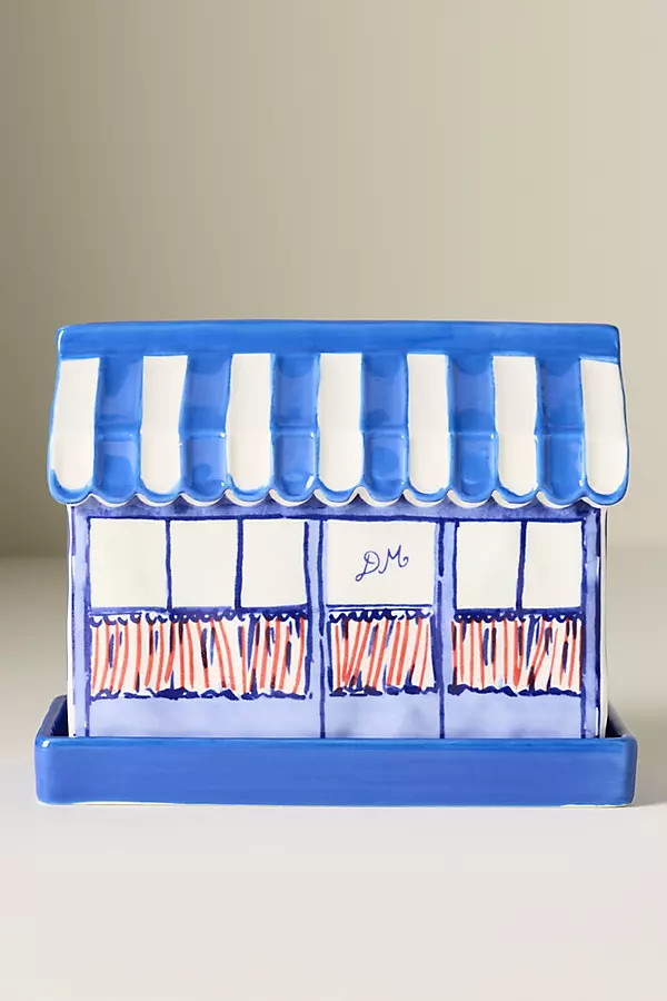 Damson Madder Stoneware Butter Dish | Anthropologie (US)