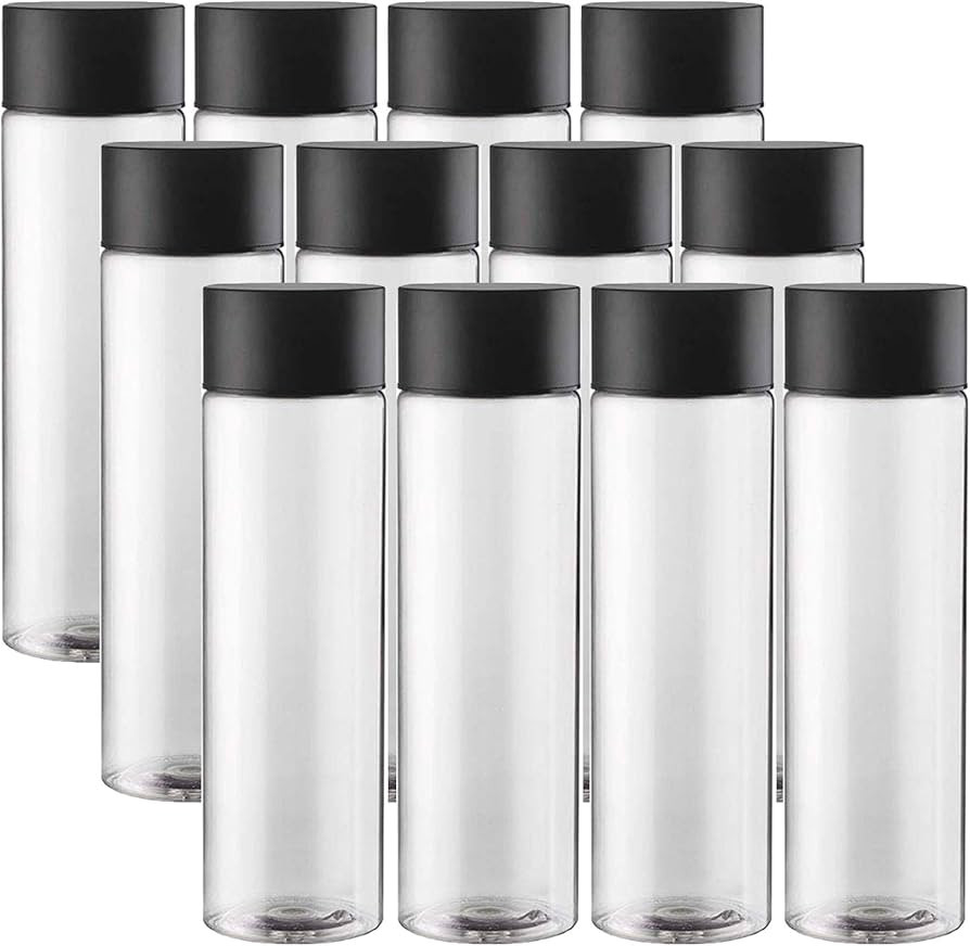 12-Pack Bulk Empty Plastic Juice Bottles Reusable Water Bottles to work great as Sensory Bottles ... | Amazon (US)