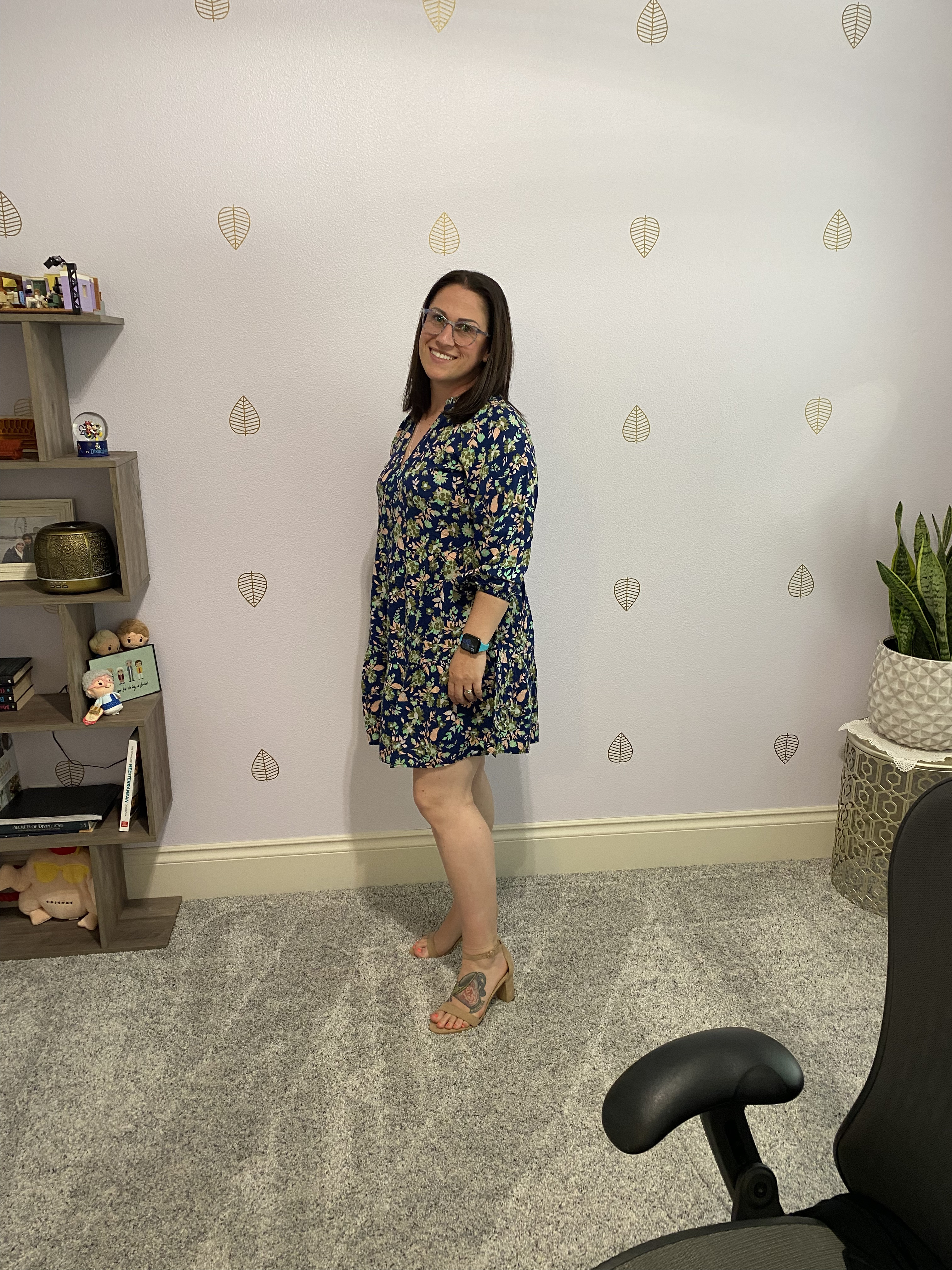 The Drop Women's @Caralynmirand Ruffle-Neck Tiered Mini Dress | Amazon (US)