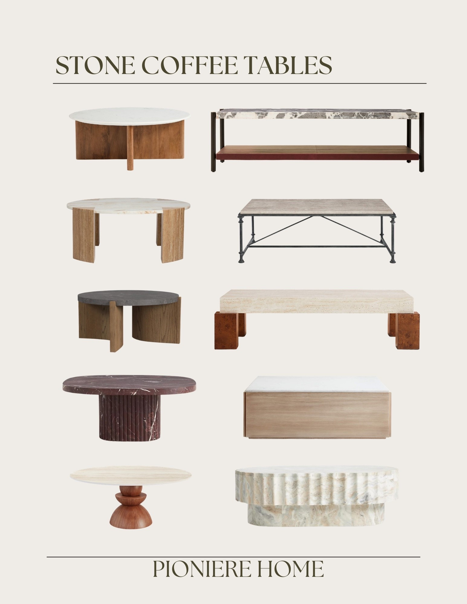 The coffee tables. Marble coffee tables, travertine coffee tables, modern coffee tables  

#LTKHome #LTKSaleAlert #LTKSeasonal