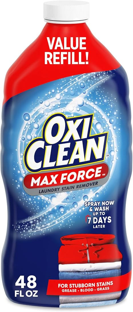 OxiClean Max Force Laundry Stain Remover Spray Refill, 48 fl oz | Amazon (US)