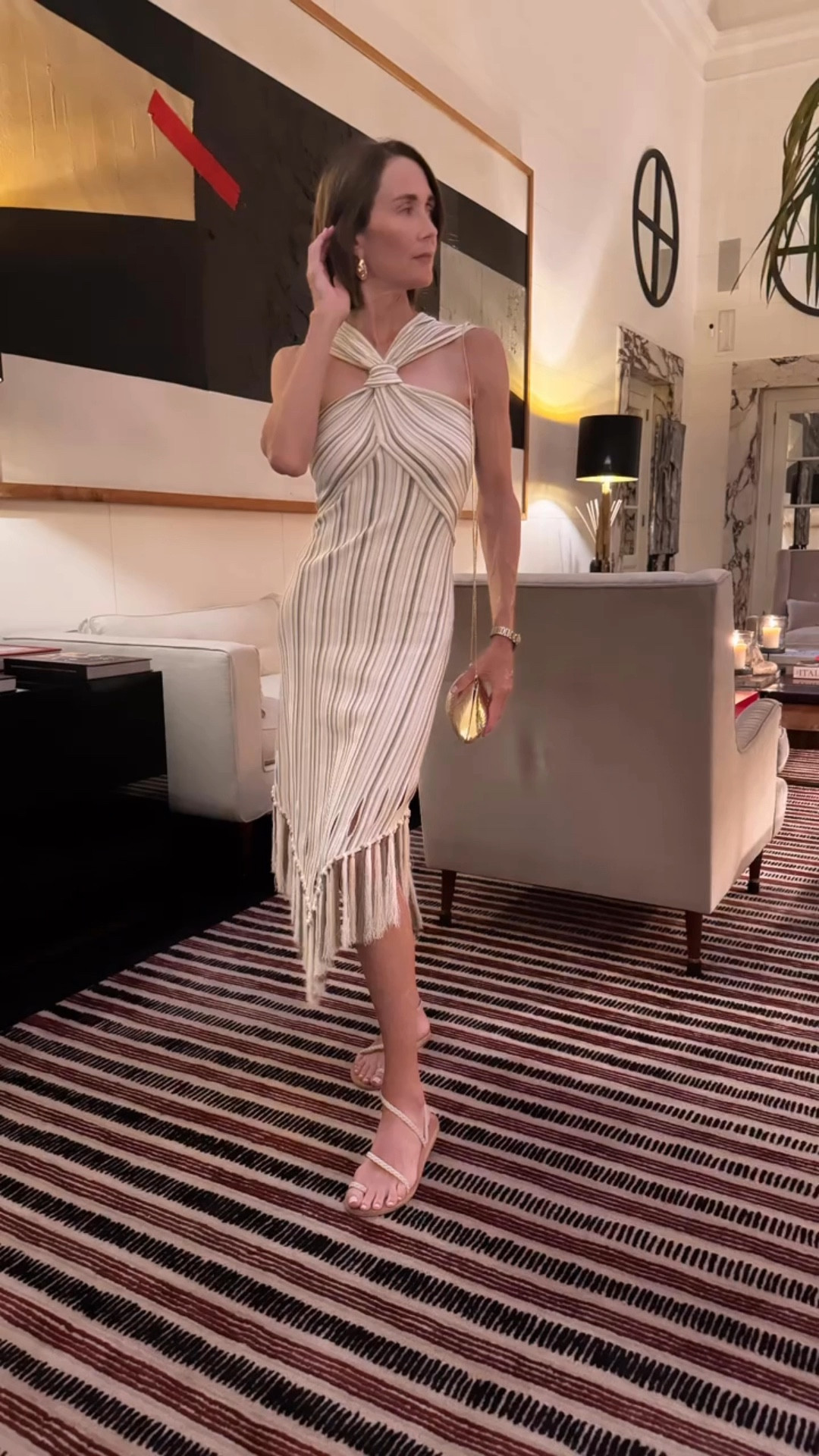 Shop olive and tan ! Perfect combo for summer…colors complement your skin. Dress is firm fitting but shot and comfortable. shoes are extremely walkable. I walked all
Over Rome (20+ steps a day) in these green sandals.

#LTKStyleTip #LTKSummerSales #LTKVideo