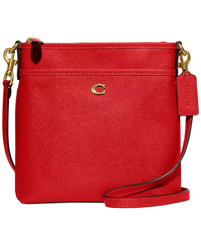 Crossgrain Leather Kitt Crossbody | Macys (US)