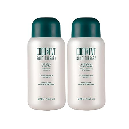 Coco & Eve Bond Therapy Pro Bond Shampoo & Conditioner Set. Strengthening Bond-Building with Cuti... | Amazon (US)
