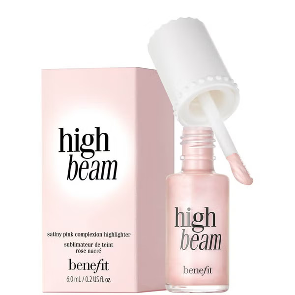 benefit High Beam Satiny Pink Liquid Highlighter | Look Fantastic (ROW)