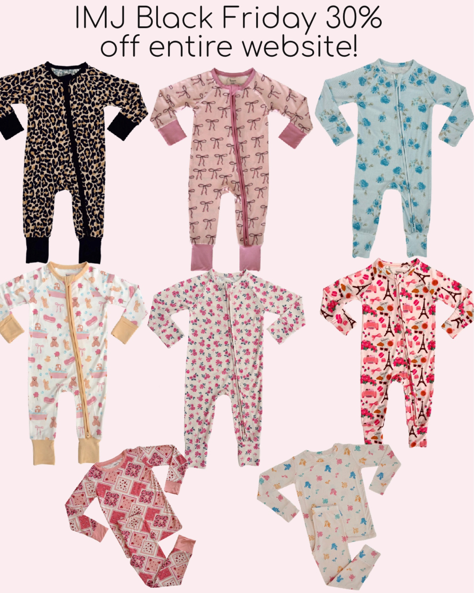 In my Jammers Black Friday sale! 30-48% off entire website!
Favorite baby and toddler girl pajamas 



#LTKBaby #LTKCyberWeek #LTKKids