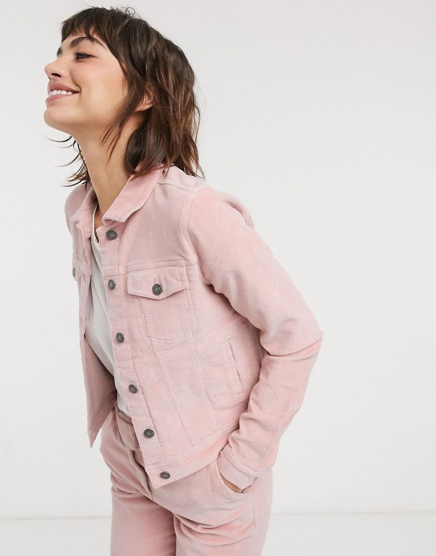 b.Young denim jacket-Pink | ASOS (Global)