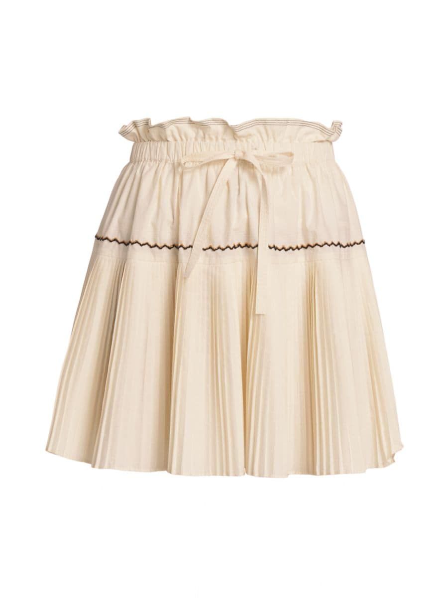 Erika Pleated Miniskirt | Saks Fifth Avenue