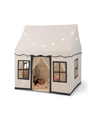 Toddler Large Playhouse with Star String Lights | Macy's