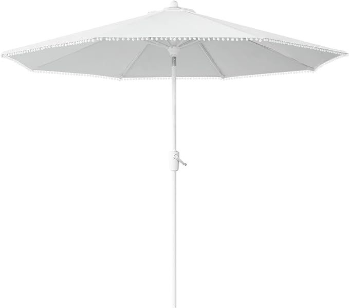 Tempera 9ft Auto Tilt Patio Umbrellas Outdoor Table Market Umbrellas with 2-year Nonfading Canopy... | Amazon (US)