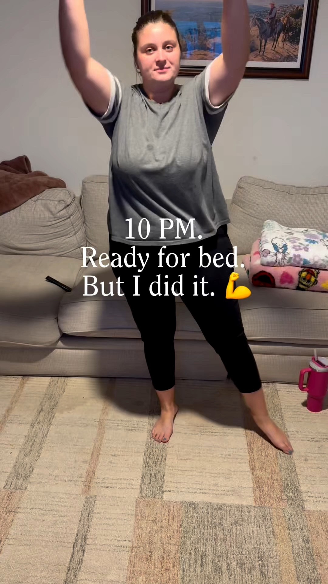 Day 5 was rough. I didn’t get my workout in until 10PM. It wasn’t perfect, but I’m glad I showed up 💪💛

#LTKfitnessgoals #LTKselfcare #LTKActive