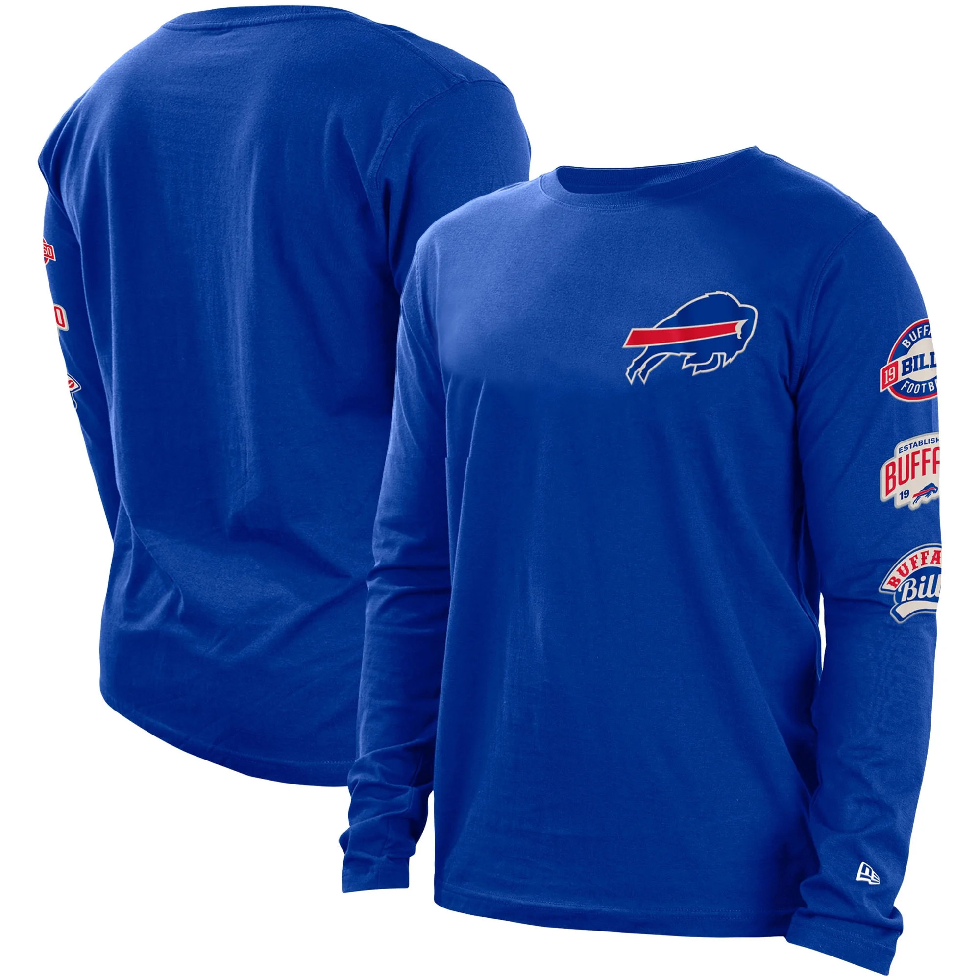 Men's New Era Royal Buffalo Bills Hype 2-Hit Long Sleeve T-Shirt | Walmart (US)