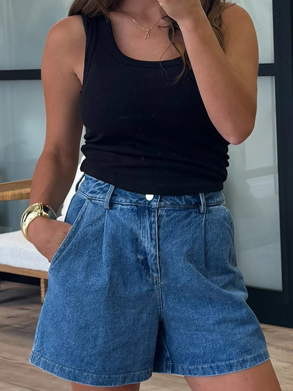 Ayla Denim Shorts | Talulah