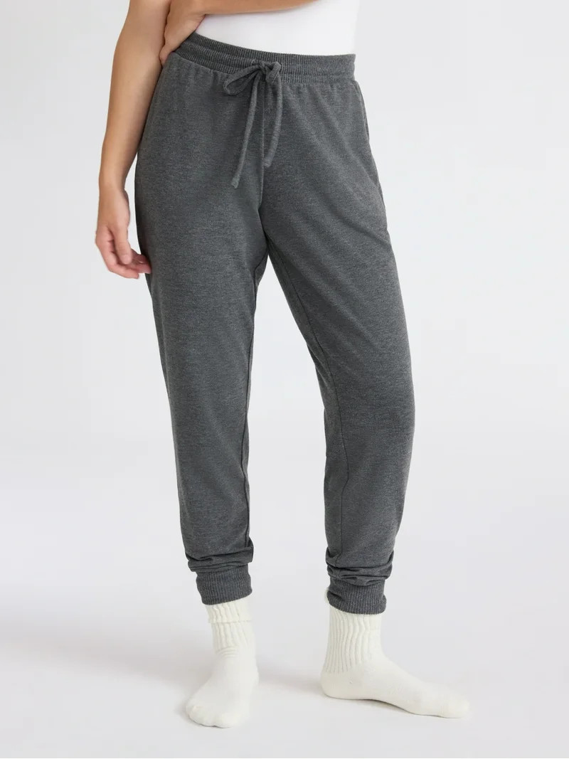 Joyspun Women's Cozy Lounge Collection Hacci Knit Sleep Joggers, 29'' Inseam, Sizes XS-3X - Walma... | Walmart (US)